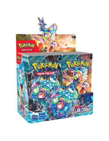 Pokemon Scarlatto e Violetto Corona Astrale Box Display 36 Buste IT - GAMPK61553 | Futurartb2b Ingrosso Giocattoli