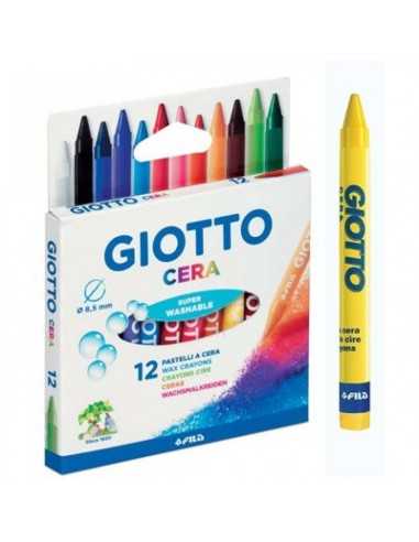 Giotto pastelli a cera 12 pz 281200 - 45173 | Futurartb2b Ingrosso Giocattoli