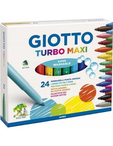 Giotto turbo Maxi 24 pz pennarelli 455000 - 3204 | Futurartb2b Ingrosso Giocattoli