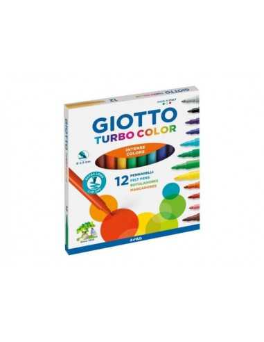 Giotto turbo color 12 pz pennarelli 416000 - 530 | Futurartb2b Ingrosso Giocattoli