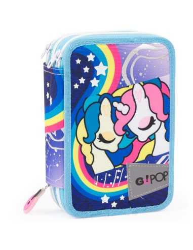 Astuccio 3 zip go pop unicorn - GIOGG9U2110 | Futurartb2b Ingrosso Giocattoli