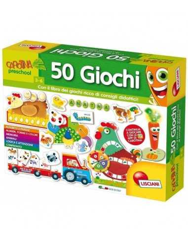 carotina 50 giochi con libro dei giochi didattici - WON53186 | Futurartb2b Ingrosso Giocattoli