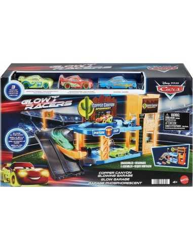 CARS - Garage Fluo di Cooper Canyon, playset Glow Racers - TOYHPX75 | Futurartb2b Ingrosso Giocattoli