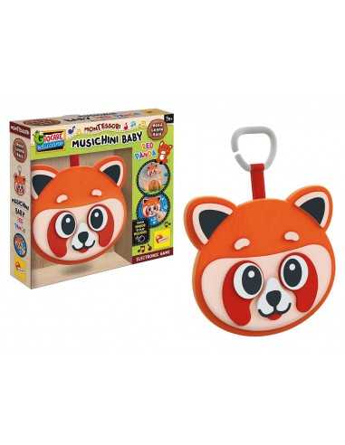 Montessori wood musichini babby red panda - LIS105427 | Futurartb2b Ingrosso Giocattoli