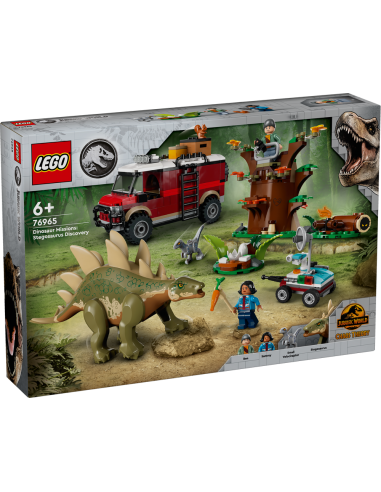 Lego Jurassic World 76965 Missione dinosauro: scoperta dello stegosauro - LEG6470554 | Futurartb2b Ingrosso Giocattoli