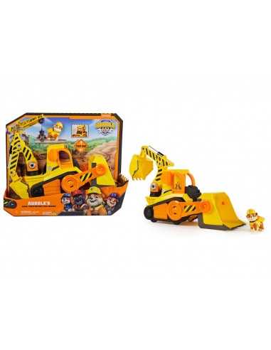 Paw Patrol rubble con veicolo buldozer - PMS20141511 | Futurartb2b Ingrosso Giocattoli