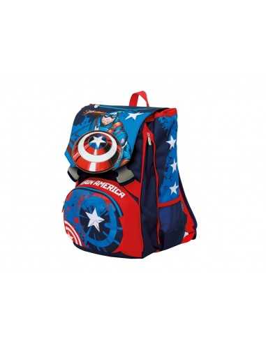 ZAINO SCUOLA SDOPPIABILE BIG Avengers CAPITA AMERICA LEGENDARY - ROU205702401-550 | Futurartb2b Ingrosso Giocattoli