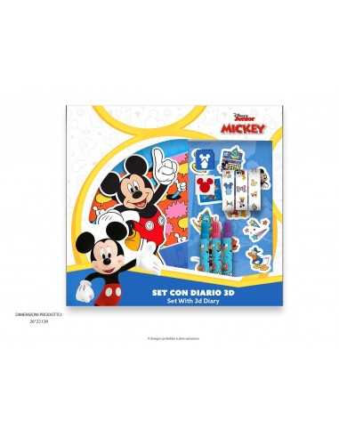 Set agenda 3d Topolino e accessori - MCGMIC1054 | Futurartb2b Ingrosso Giocattoli