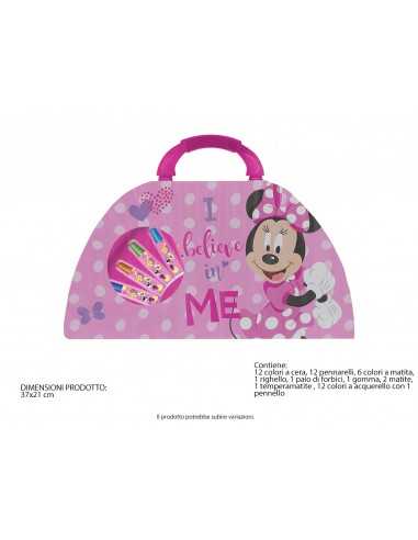 Valigetta colori 51 pezzi Minnie - MCMIN1107 | Futurartb2b Ingrosso Giocattoli