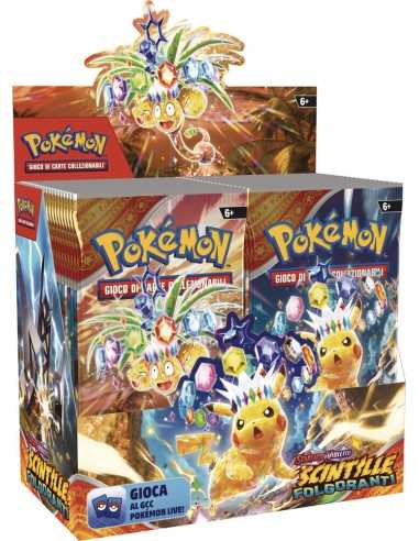 Pokemon Scarlatto e Violetto scintille folgoranti display 36 buste IT - GAMPK60565 | Futurartb2b Ingrosso Giocattoli