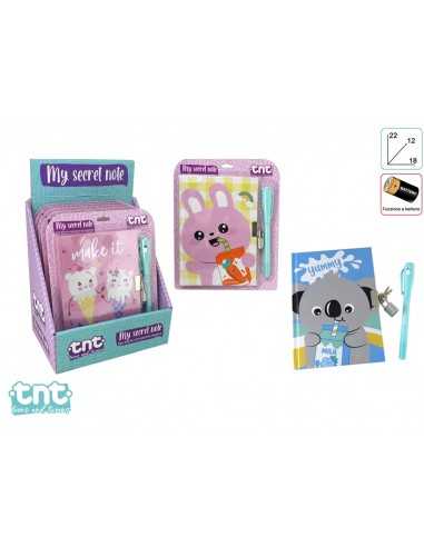 TnT diario segreto con penna magica 18 cm - TOY92006 | Futurartb2b Ingrosso Giocattoli