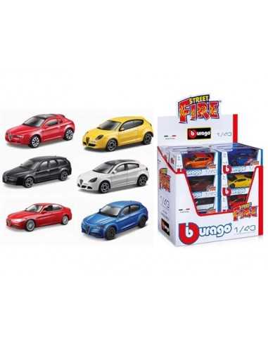 Burago auto Alfa romeo 1:43 Assortite - GOL01271 | Futurartb2b Ingrosso Giocattoli