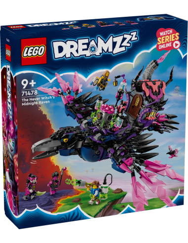 Lego Dreamzzz 71478 Il corvo di mezzanotte della Mai-Strega - LEG6470372 | Futurartb2b Ingrosso Giocattoli