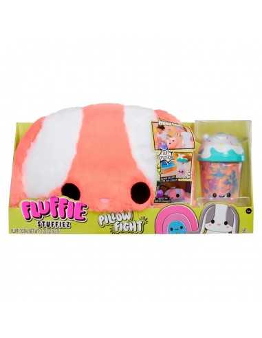 Fluffie Stuffiez Pillow Fight- Cuscino in peluche Bunny gigante - MGA512967EUC | Futurartb2b Ingrosso Giocattoli