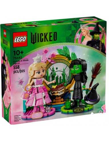 Lego wicked 75681 Personaggio di Elphaba e Glinda - LEG6512675 | Futurartb2b Ingrosso Giocattoli