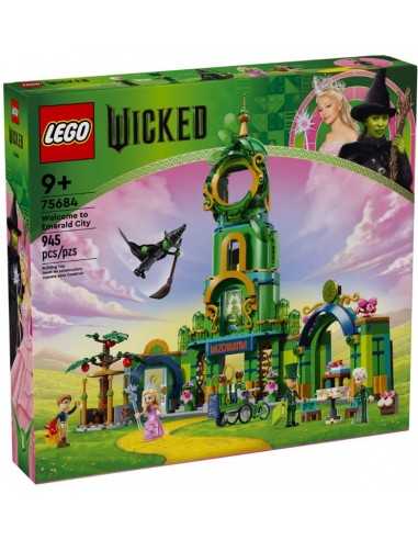 Lego wicked 75684 Benvenuti nella citta di meraldo - LEG6512679 | Futurartb2b Ingrosso Giocattoli