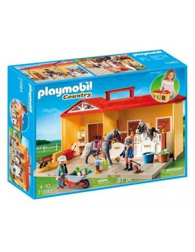 PlayMobil Take Along Horse Center cavalli 71393 - PLA71393 | Futurartb2b Ingrosso Giocattoli