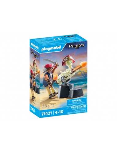 PlayMobil Pirata con canone 71421 - PLA71421 | Futurartb2b Ingrosso Giocattoli