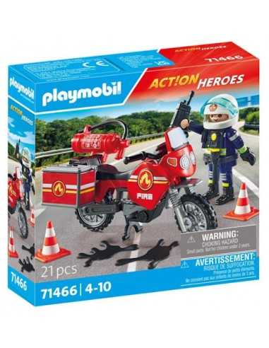 PlayMobil Action Poliziotto con moto 71466 - PLA71466 | Futurartb2b Ingrosso Giocattoli