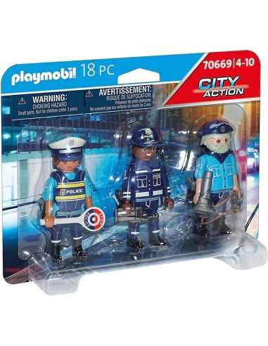 PlayMobil Action Squadra di poliziotti 70669 - PLA70669 | Futurartb2b Ingrosso Giocattoli