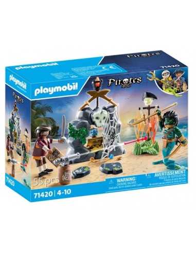 PlayMobil Pirata Nascondiglio del tesoro del pirata 71420 - PLA71420 | Futurartb2b Ingrosso Giocattoli