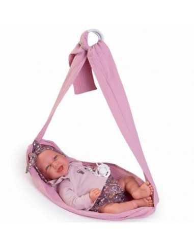 Bambola Reborn Con portabebe 42 cm - KREAJ33352 | Futurartb2b Ingrosso Giocattoli