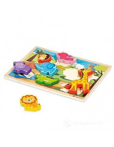 Safari puzzle in legno - DNE054030 | Futurartb2b Ingrosso Giocattoli