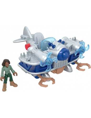 Imaginext Jurassic World Dominion - Air Tracker Kayla e il suo Aeroplano - TOYHML45 | Futurartb2b Ingrosso Giocattoli