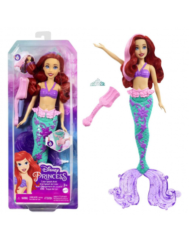 Bambola Disney Princess Ariel cambia colore - TOYHLW00 | Futurartb2b Ingrosso Giocattoli