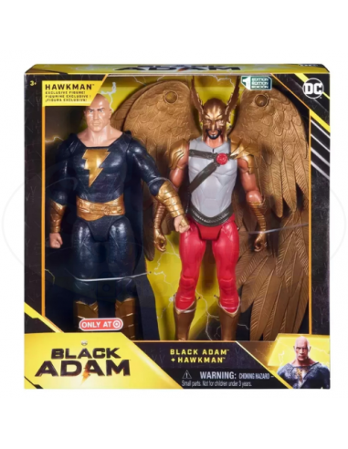 DC Black Adam: Hawkman + Black Adam 30 cm - TOY6064876 | Futurartb2b Ingrosso Giocattoli