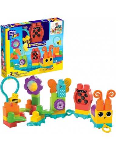 MEGA BLOKS - Sensory bruco muovi e suona - TOYHKN44 | Futurartb2b Ingrosso Giocattoli