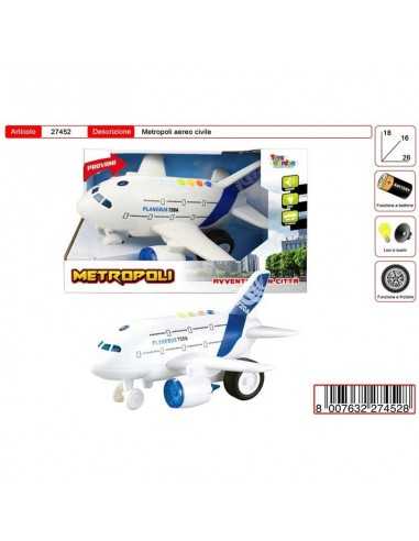 Metropoli Aereo civile - TOY27452 | Futurartb2b Ingrosso Giocattoli