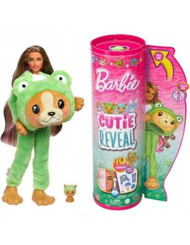 Barbie Cutie Reveal Bambola con Costume di Peluche da Cagnolino-Rana - TOYHRK24 | Futurartb2b Ingrosso Giocattoli