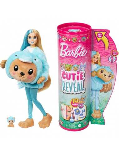 Barbie Cutie Reveal Bambola con Costume di Peluche da Orsacchiotto-Delfino - TOYHRK25 | Futurartb2b Ingrosso Giocattoli