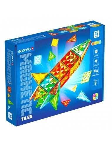 Geomag Magnetic Tiles Gems Rocket 32 costruzioni magnetiche - BIA4105 | Futurartb2b Ingrosso Giocattoli