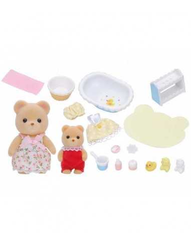 set bagno con 2 personaggi sylvanian families - BOR2228.SYL | Futurartb2b Ingrosso Giocattoli