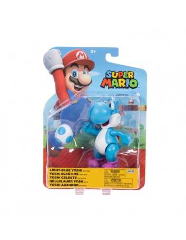 Super Mario personaggio Yoshi Azzurro con uovo serie 28 - JAK42442-5 | Futurartb2b Ingrosso Giocattoli