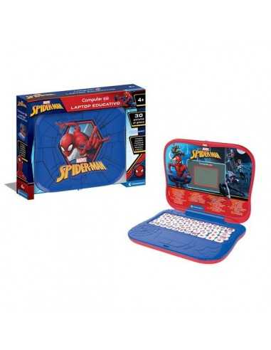 Laptop LCD SpiderMan: Il Compagno Educativo per Bambini computer pc - Clementoni - CLE16481 | Futurartb2b Ingrosso Giocattoli