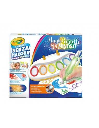 Color Wonder Pennello Magico Luminoso - Set con 6 Tamponcini di Inchiostro e 18 Pagine, Multicolor - CRA25-6000 | Futurartb2b...