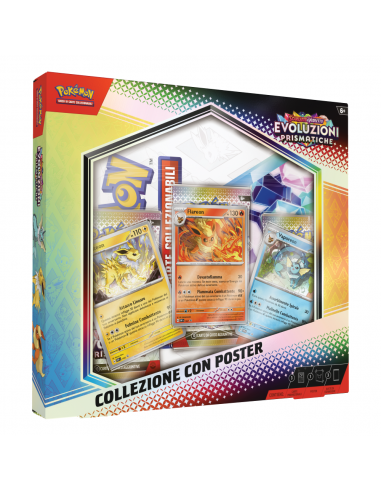 Pokemon - ITA Collezione con poster Scarlatto e Violetto - 8.5 EVOLUZIONI PRISMATICHE - GAMPK10043 | Futurartb2b Ingrosso Gio...