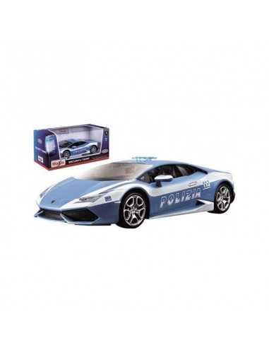 Lamborghini auto huracan polizia scala 1:24 - BUR31511 | Futurartb2b Ingrosso Giocattoli