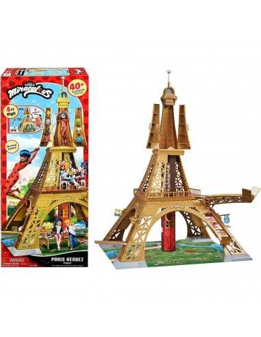 Playset deluxe paris miraculous – torre di parigi 1,20m con 40 accessori – lady bug miracolous - GEN50659 | Futurartb2b Ingro...