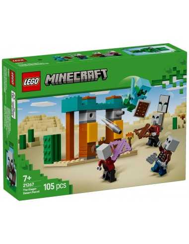 Lego Minecraft 21267 Pattuglia nel deserto della bestia - LEG6526774 | Futurartb2b Ingrosso Giocattoli