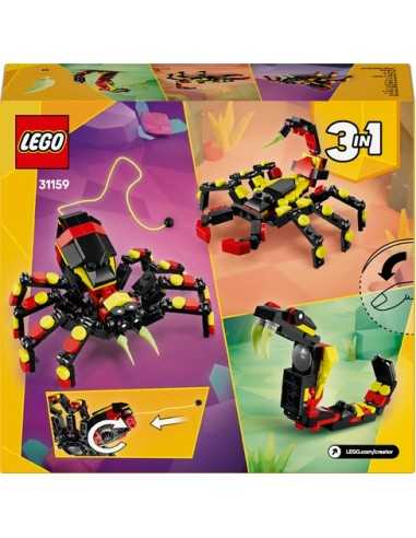 Lego Creator 31159 Animali selvatici: ragno trasformista - LEG6527841 | Futurartb2b Ingrosso Giocattoli