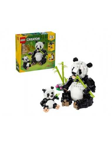 Lego Creator 31165 Animali selvatici: famiglia di panda - LEG6527853 | Futurartb2b Ingrosso Giocattoli