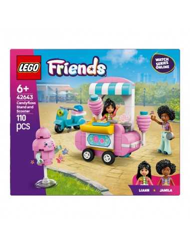 Lego Friends 42643 Bancarella di zucchero filato e scooter - LEG6518557 | Futurartb2b Ingrosso Giocattoli