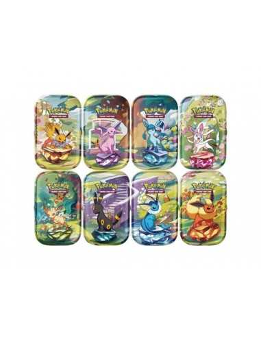 Pokemon Evoluzioni Prismatiche Display 8 Mini-Tin da Collezione – Scarlatto e Violetto 8.5 - GAMPK10076 | Futurartb2b Ingross...