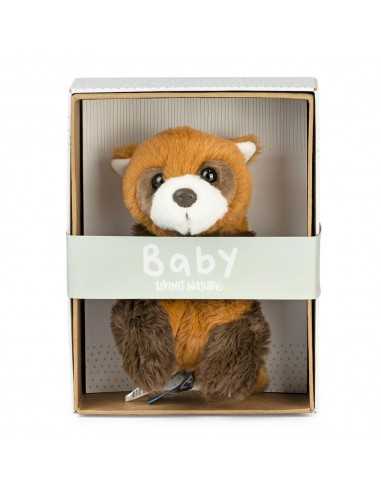 Peluche in scatola Baby Cucciolo di panda rosso 17cm - KEYAN745 | Futurartb2b Ingrosso Giocattoli