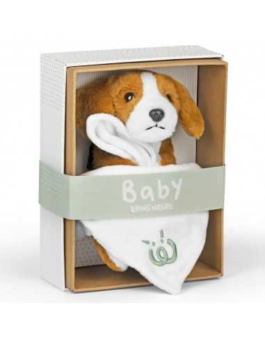 Peluche in scatola Baby Cucciolo di Beagle con coperta 17cm - KEYAN768 | Futurartb2b Ingrosso Giocattoli