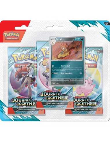 Pokemon Scarlatto e Violetto – Avventure Insieme 3 Pack Blister piu promo ITA - GAMPK10267 | Futurartb2b Ingrosso Giocattoli